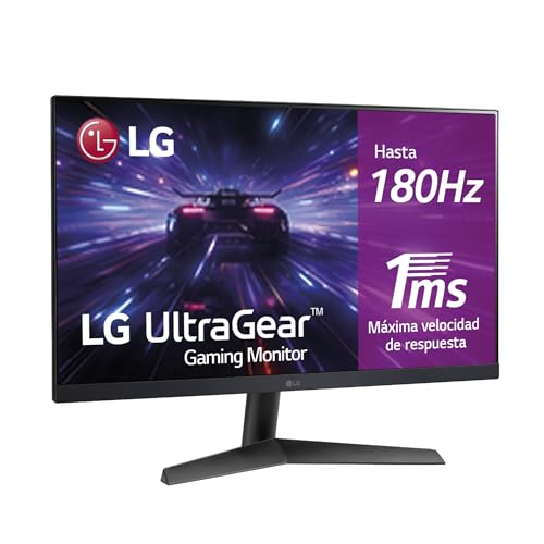 27GS60F-B - Monitor Gaming Ultragear, 27", IPS, 1920x1080, 16:9, 180 Hz, 1 ms/AMD FreeSync/NVIDIA G-Sync Compatible, No Curvo, No Pivotable, Negro