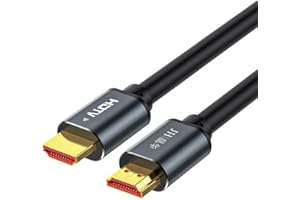 1-Pack 4K HDMI 2.0 Cable 16.5 ft,48Gbps Ultra High Speed Slim HDMI Cord,Black