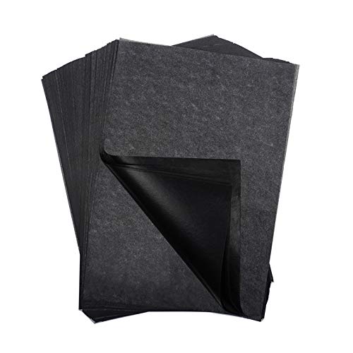 Carbon Copying Paper Transfer Tracing Black Graphite Paper 200 Sheets