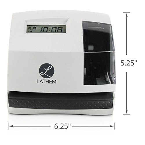 Lathem 100E MultiFunction Electronic Time Clock and Document Stamp
