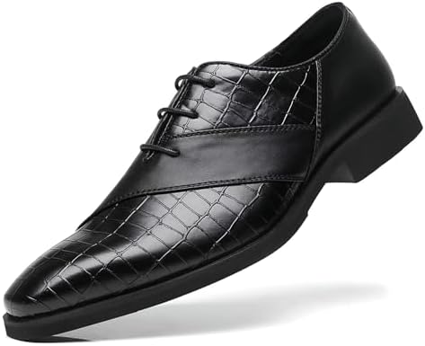 zro men's lace up formal modern oxford dress shoes ZRO Men's Lace up Formal Modern Oxford Dress Shoe Men Size 10