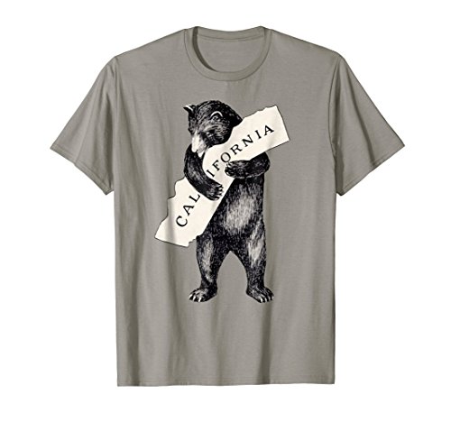 I Love California Shirt-West Coast Retro Vintage Cali Bear T-Shirt