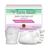 Luna Bean Baby Keepsake Hand Casting Kit - Plaster