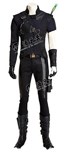 Mtxc Men's Captain America: Civil War Cosplay Costume Hawkeye Full Set