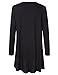 AMZ PLUS Women Plus Size Casual Long Sleeve Loose Lace Tops Tunic Blouses Black 4XL