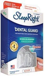 Sleep Right Dura Comfort Dental Guard with FREE Nasal Breathe Aid (1) by Splintek