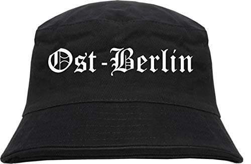 Ost-Berlin Fischerhut - Altdeutsch - Bedruckt - Bucket Hat Anglerhut Hut
