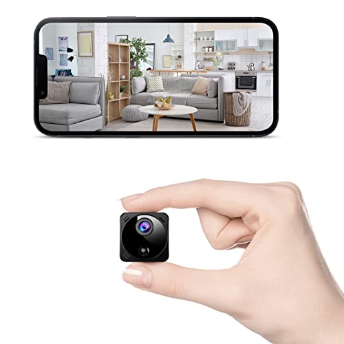 Mini Spy Camera Hidden 4K WiFi Wireless Nanny Cam Small Indoor