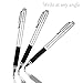 Stylus for Touch Screens, MEKO 3-in-1 High Sensitivity (Disc, Fiber, and Ink) Stylus Pen for iPad iPhone Android Samsung Phone Tablets All Capacitive Touch Screens-2 Pack (Black/White)