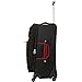 SwissGear Tannen Softside Expandable Luggage with Spinner Wheels, Black, Checked-Medium 24-Inch