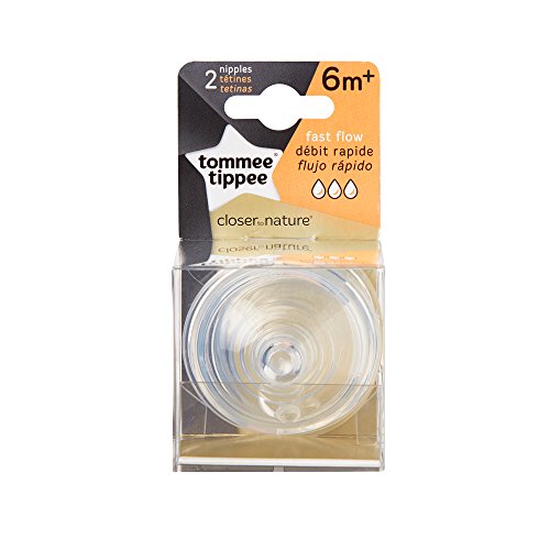 Tommee Tippee Closer to Nature Fast Flow Nipples, 2 Count | 11street