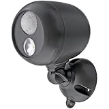 Mr Beams MB360 Wireless LED Spotlight with Motion Sensor and Photocell, Dark Brown
