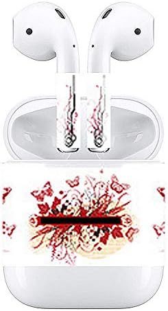 waspuk Earphones Sticker, Easy Install Earphone Skins Customize Wraps Protective Skin Cover Apple AirPods Accessories