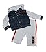 Harley-Davidson Boys Winged B&S Fleece Hooded Denim Blue Jog Set