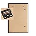 FrameStarr 24x36 Black Poster Frame, Pre-Assembled Black Poster Frame 24 x 36, Solid Composite Wood Frame for Wall Mounting