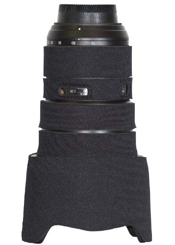 LensCoat Nikon 24-70 Lens Cover (Black) neoprene camera lens protection sleeve LCN2470BK