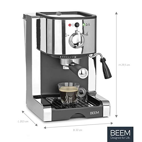 BEEM ESPRESSO-PERFECT | Espresso-Siebträgermaschine | Kapselmaschine - 20 bar | Geeignet für Kapseln, Pulver & Pads… – Bild 4