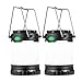 Hillmax 2 Pack Camping Lantern with White Light, Warm Light and Mixture Portable Outdoor Light Operated by AAA or AA Batteries for Camping, Hiking and Power Outage(Battery Included)