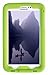 Bobj Rugged Case for Samsung Galaxy Tab 3 7-inch Tablet, Tab3 7-inch Kid's Edition (Not for Tab3 Lite, Tab2, or Other Models) - BobjGear Custom Fit - Sound Amplification - Kid Friendly (Gotcha Green)