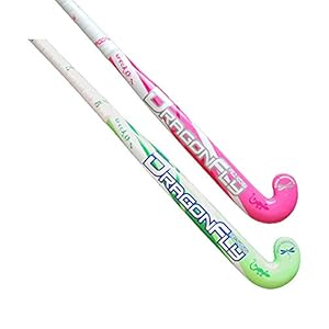 Dragonfly Gecko Field Hockey Stick (Pink, 35 Inches)