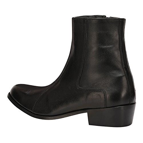 Liberty Men's Genuine Leather Side Zipper Ankle Boots Formal Dress