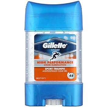 GLT Gillette High Performance Sport Triumph Anti-Perspirant/Deodorant Stick, 70 ml