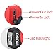 Emergency Radios, Ecurfu Hand Crank Self Powered AM/FM NOAA Solar Weather Radio with LED Flashlight, 1000mAh Power Bank Phone Charger (Red)