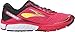 Brooks Women's Ghost 9 Azalea/Black/Cyber Yellow Running shoes - 8 B(M) US