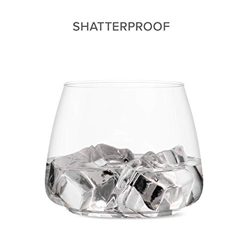 4 TOSSWARE+12oz+Rocks+Glass+shatterproof