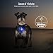 Pawaboo Dog Collar LED Light, [5 PACK] Weather Resistant Clip-on Dogs Cats Pets Collar Pendant Safety LED Lights Spotlights for Night Walking Camping, 3 Flashing Modes, Multicolor