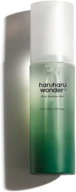 Haruharu Wonder Black Bamboo Mist 80ml Hydrating Firming Vegan Cruelty Free