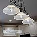 Hudson Bulb Co. Vintage Edison LED Light Bulbs, 6W, E26/E27 Base, Dimmable 60W Equivalent, 4000K Daylight White Lights, ST58 Style Set for Home, Kitchen, Indoor and Outdoor Use - 6 Pack