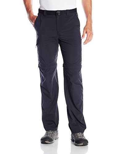 Columbia Men's Silver Ridge Convertible Pant, Black, 36 x 32-Inch