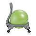 Gaiam Kids Balance Ball Chair - Classic Children's Stability Ball Chair, Alternative School Classroom Flexible Desk Seating for Active Students with Satisfaction Guarantee, Green