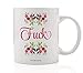 Fuck Word Mug Funny Adult Gift Idea Pretty Pink Flowers Swear & Cuss with Feminine Rudeness Birthday Christmas Bridal Wedding Party Present Cursing Gag Gift 11oz Ceramic Coffee Cup Digibuddha DM0228
