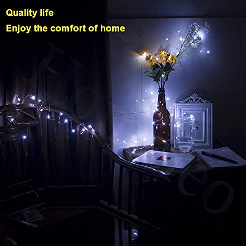 2M 20 Lights Christmas Led String Lights, Battery Operated String Lights Waterproof Led Party Light (B, One Size)