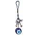 Afco Turkish Blue Evil Eye Keychain Car Keyring Hamsa Hand Elephant Pendant Bag Charm (3#)