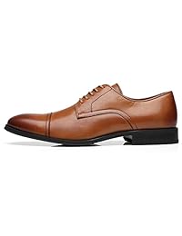 La Milano Men's Oxfords Classic Modern Round Captoe Shoes