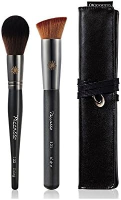 PICCASSO Smooth Skin Professional Makeup Brush for Make-up Artist Set of 2