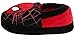 Marvel Avengers Spider-Man Kids A-Line Slippers (X-Large / 11-12 M US Little Kid, Black Web)