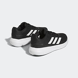 adidas Run Falcon 3.0 Shoe, Black/White/Black, 4.5