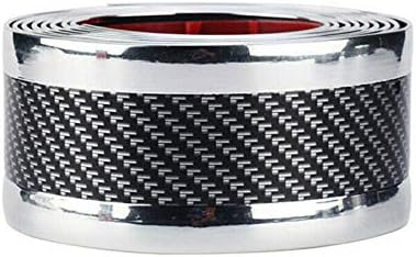 lymty Car Door Protector Carbon Protectors Edge Strip Fiber Moulding Strip Trim Front Bumper