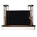 The Stair Barrier - Bannister-to-Bannister Indoor/Outdoor Baby/Pet Gate, Wide - Black, Wide