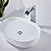 HOROW Bathroom Waterfall Vessel Sink Faucet, Single Hole Single Handle Vanity Faucet Polished Chrome