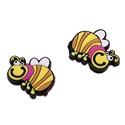 image for Prettyia 2pcs Silicone Racquet Vibration Dampener Shock Absorber for T