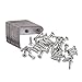 Accessbuy Heavy Duty Non-Mortise Bed Rail Bracket Bed Rail Fasteners Set of 4 (AC024)