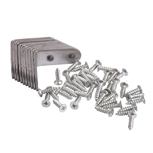 1 Accessbuy+10+pack+Stainless+Brackets+40mm40mm16mm