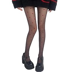 NUFIWI Vintage 60s Printed Funky Tights for Women