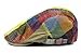 Mens Plaid Flat Cap Ivy Gatsby Newsboy Hats Summer Cabbie Hunting Hat Red