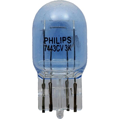Philips 7443 CrystalVision ultra Miniature Bulb, 2 Pack
